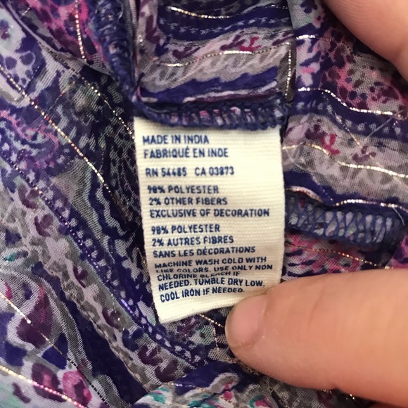 AEO Tunic Hippie Hobo Festival Floral Top M - Picture 6 of 6